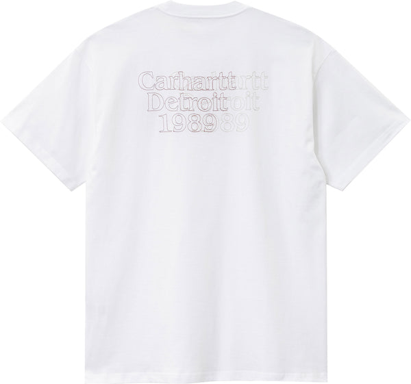 Carhartt WIP t-shirt SS Duel T-shirt white