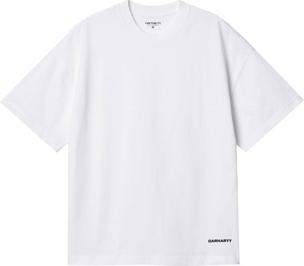 Carhartt WIP t-shirt SS Link Script T-shirt white black