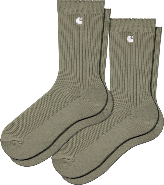 Carhartt Wip Calze Madison Pack Socks Yucca Uomo Verde