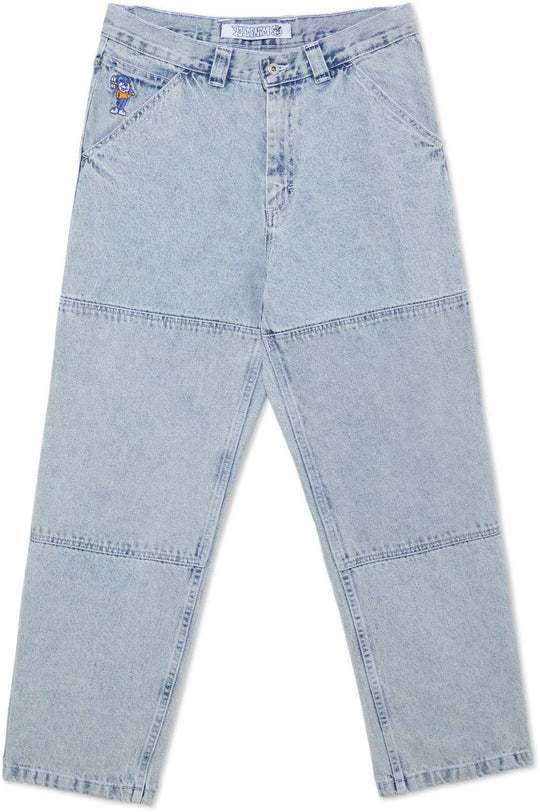  Polar Skate Co. Jeans 93 Work Pants Ice Blue Uomo