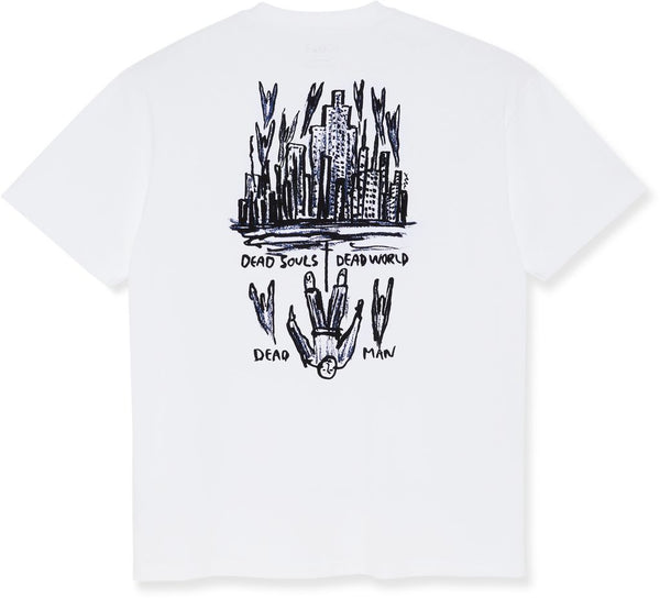 Polar Skate Co. t-shirt Dead World tee white