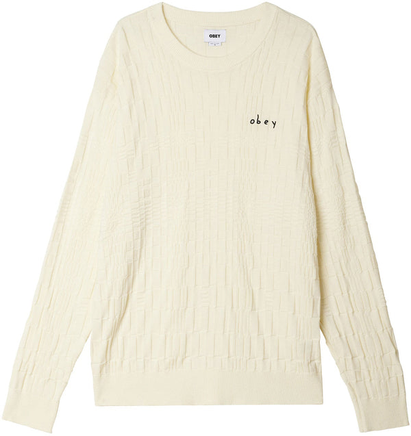 Obey maglione Spatial Sweater unbleached