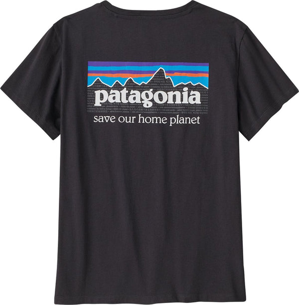 Patagonia t-shirt Women's P-6 Mission Organic tee black