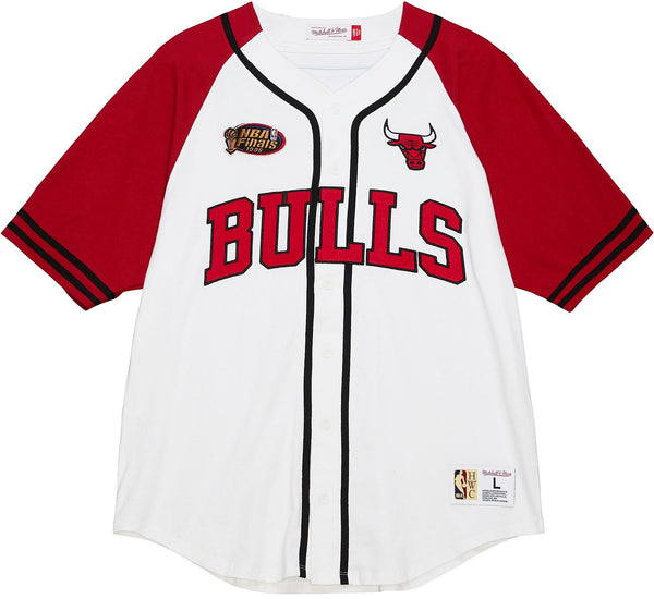 Mitchell & Ness camicia Practice Day Button Front Jersey Chicago Bulls