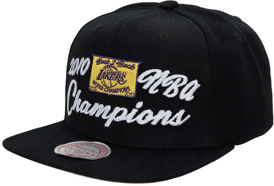  Mitchell & Ness Cappello Nba Champs 2010 Snapback Hwc Los Angeles Lakers Mitchell E Ness Uomo Nero