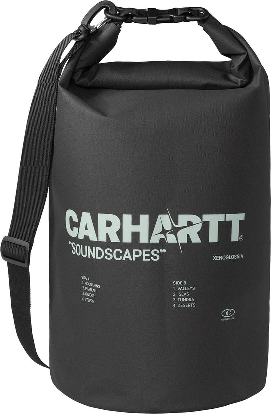  Carhartt Wip Borsa Soundscapes Dry Bag Black Yucca Uomo Nero