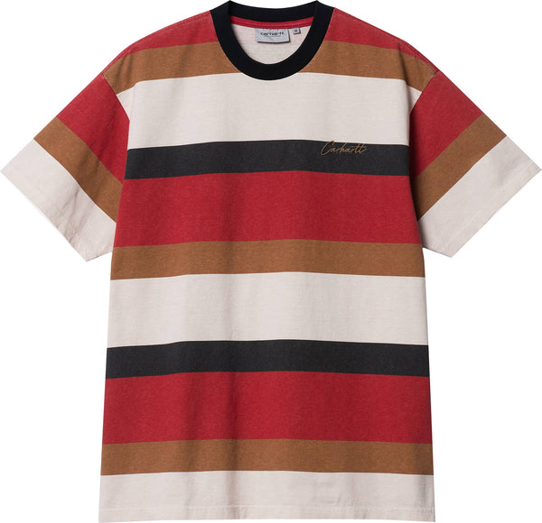 Carhartt WIP t-shirt S/S Crouser tee stripe arcade