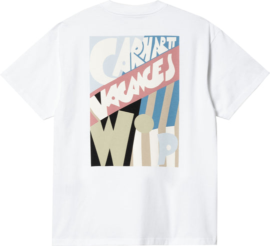 Carhartt Wip T-shirt S/s Tamas Pocket Tee White Uomo Bianco