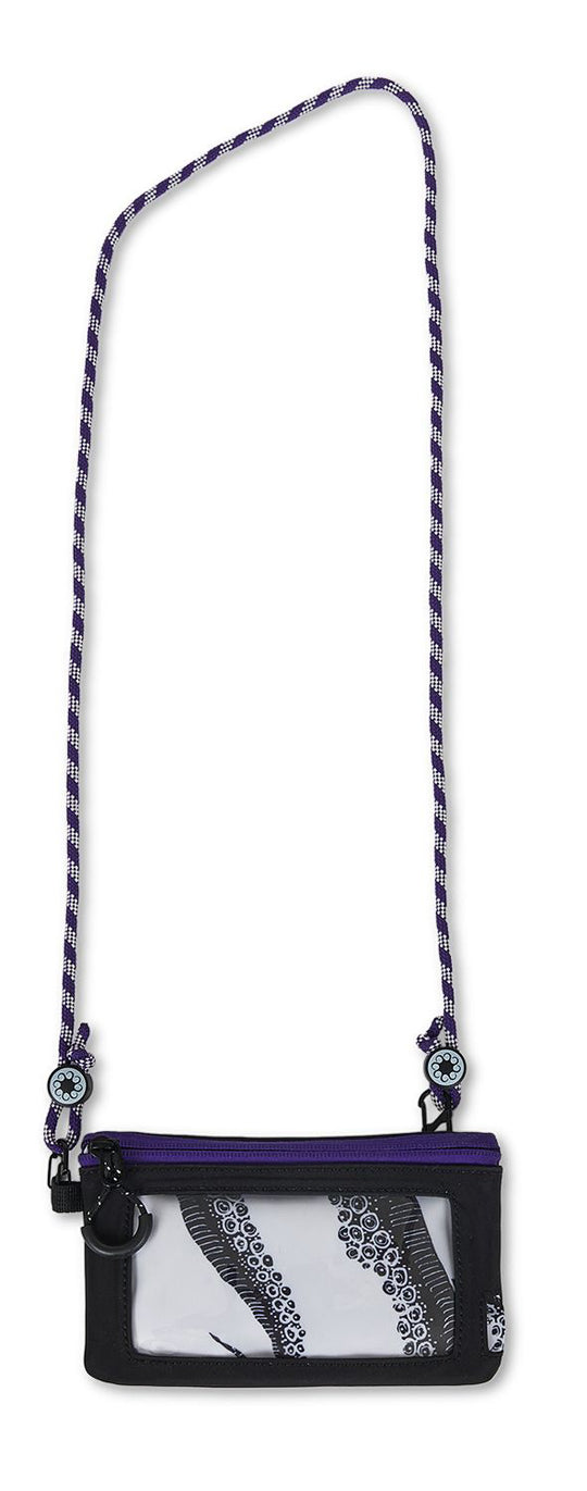  Octopus Custodia Smartphone Shoulder Pouch White Uomo Nero