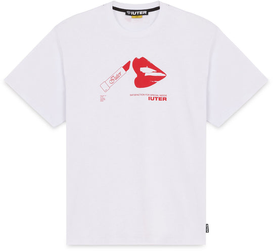  Iuter T-shirt Satisfaction Tee White Uomo Bianco