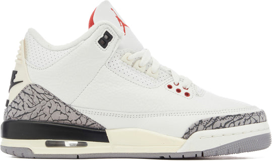  Jordan 3 Retro White Cement Reimagined Gs Uomo Bianco