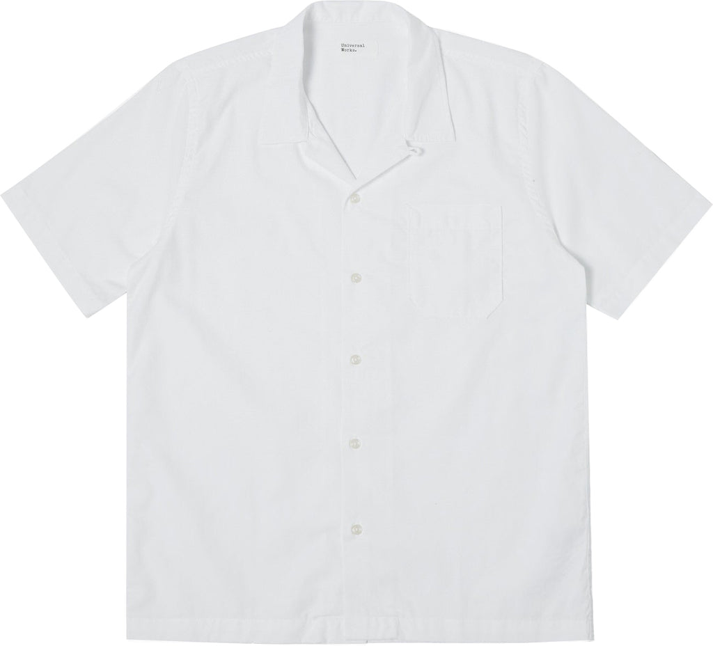  Universal Works Camicia Road Shirt White Bianco Uomo - 1