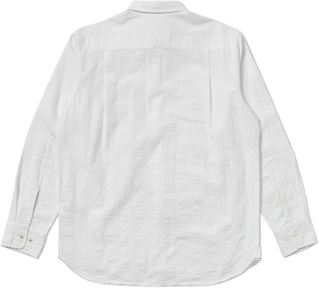  Universal Works Camicia Square Pocket Shirt White Bianco Uomo - 2