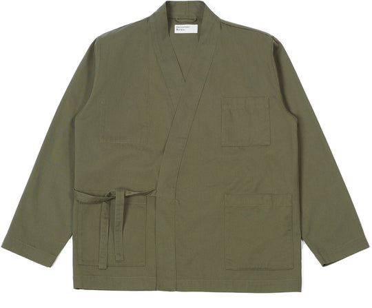  Universal Works Giacca Kyoto Work Jacket Light Olive Uomo Verde