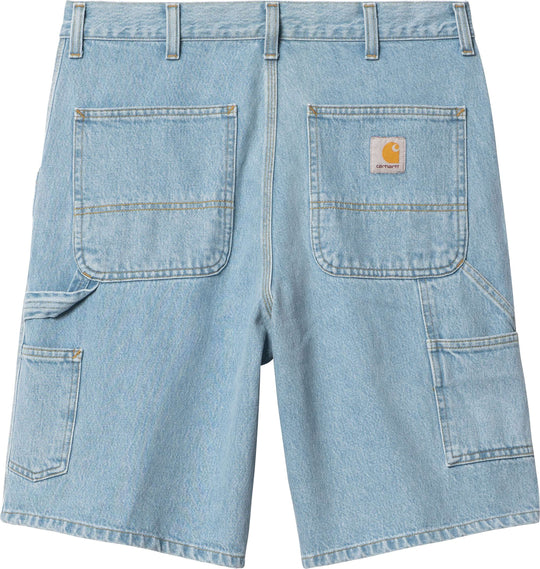  Carhartt Wip Short Single Knee Short Blue Heavy Stone Bleached Uomo