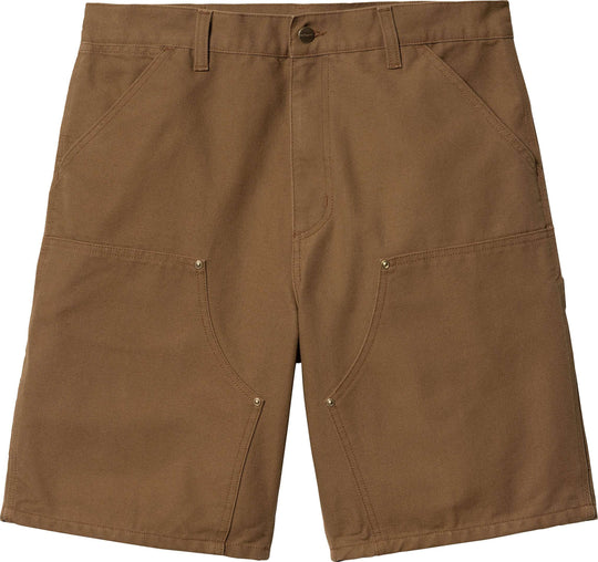  Carhartt Wip Short Double Knee Hamilton Brown Rinsed Uomo Marrone
