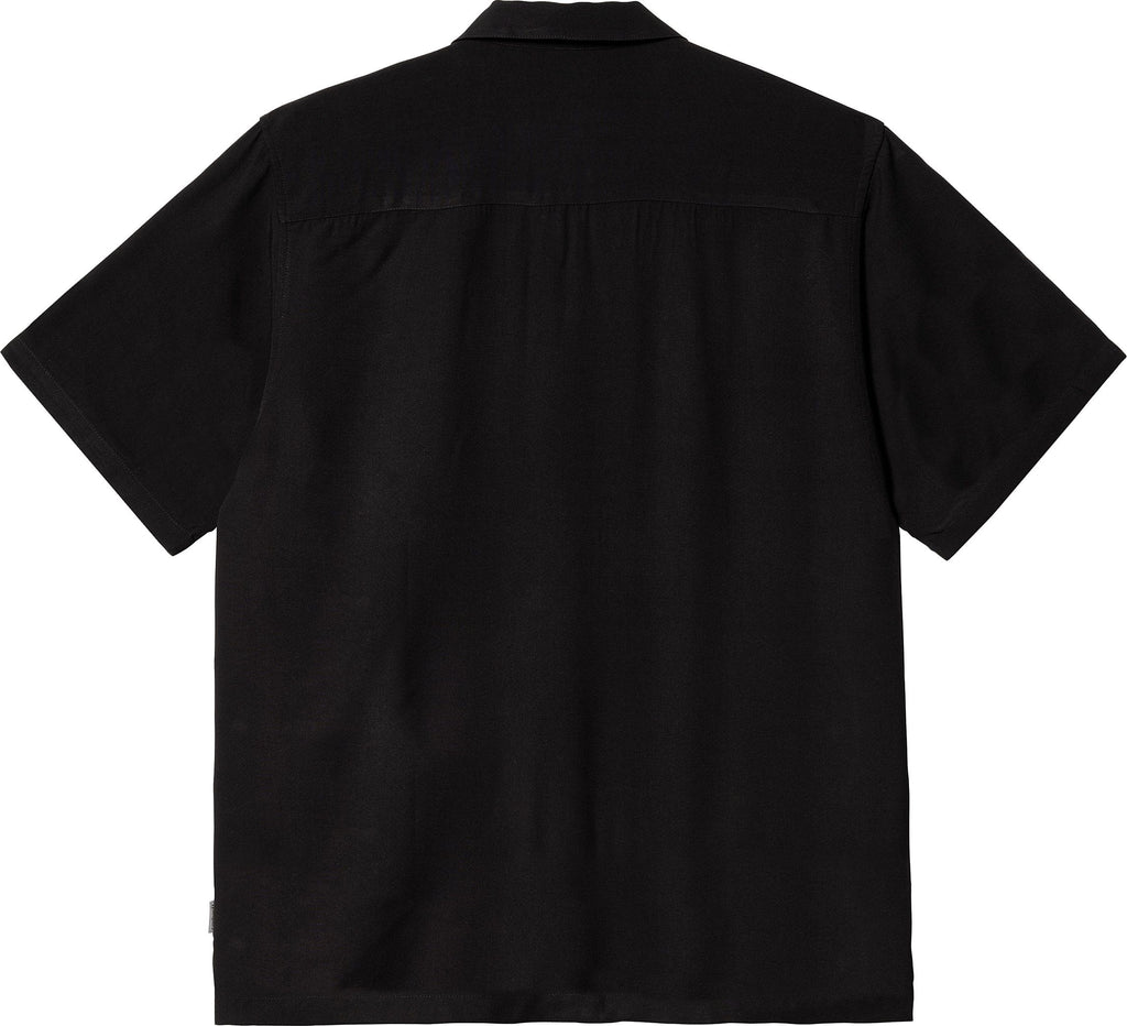  Carhartt Wip Camicia S/s Coba Shirt Viscose Black Nero Uomo - 2