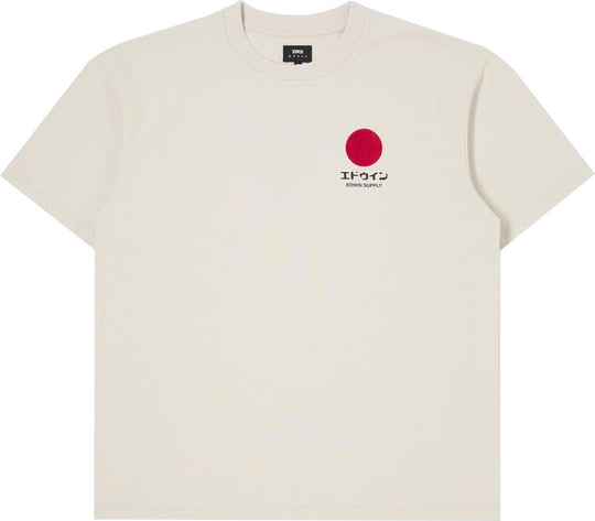  Edwin T-shirt Japanese Sun Suplly Ts Mist Uomo Beige