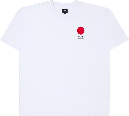  Edwin T-shirt Japanese Sun Suplly Ts White Uomo Bianco