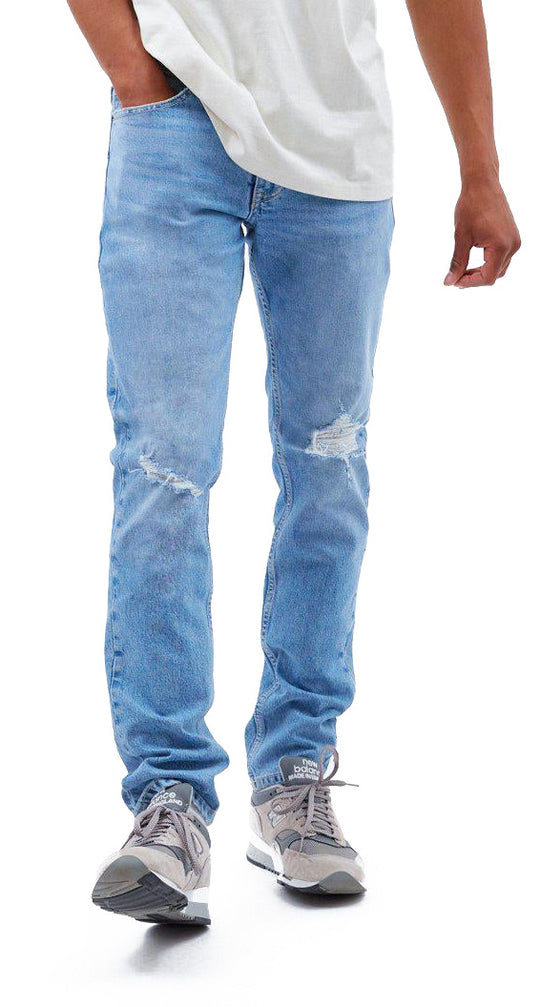  Dr Denim Jeans Clark Rubble Light Ripped Dr. Denim Uomo Blue