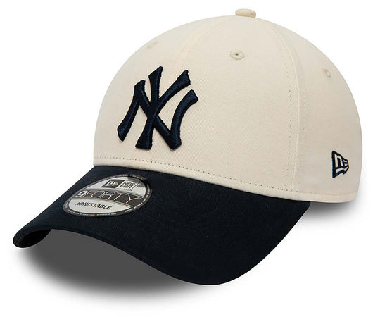  New Era Cappello New York Yankees Mlb 9forty Team Cap Beige Navy Uomo