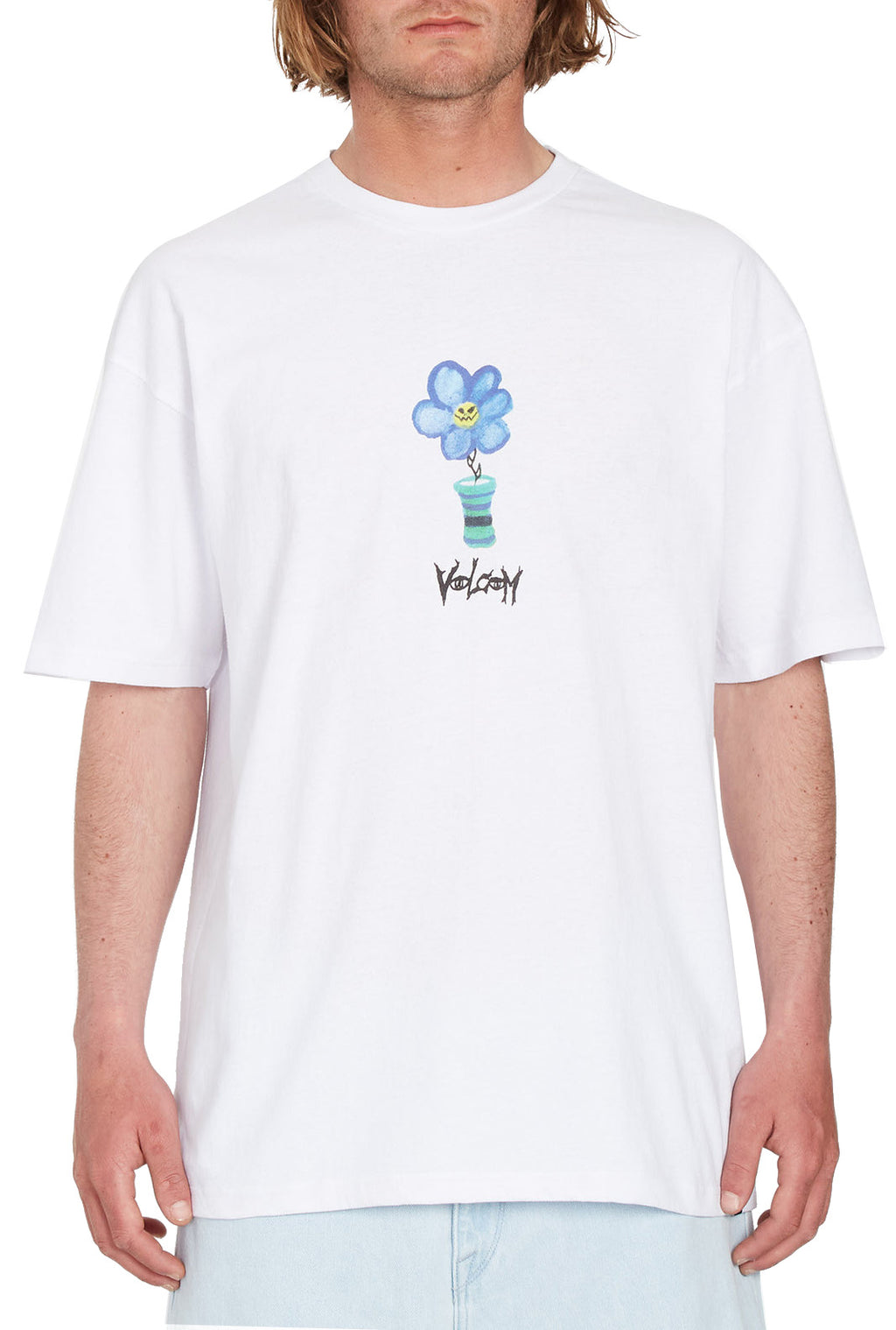  Volcom T-shirt Issamtherapy Ss White Bianco Uomo - 2