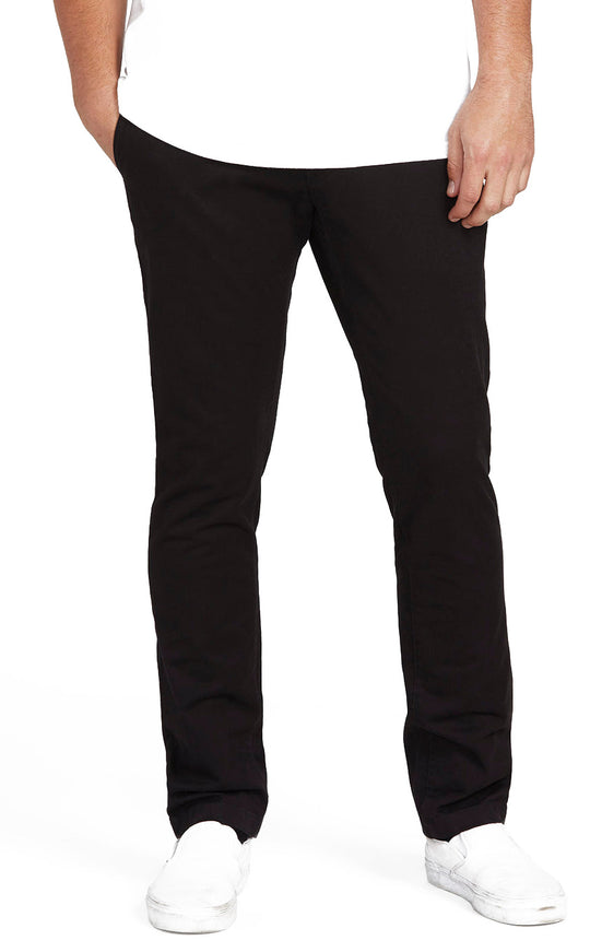  Volcom Pantaloni Frickin Slim Chino Black Uomo Nero