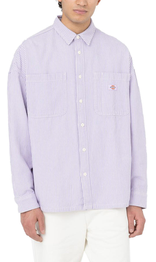  Dickies Camicia Hickory Pr Hickory Uomo Viola