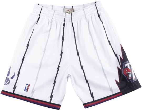  Mitchell & Ness Short Nba Swingman Toronto Raptors 98-99 White Mitchell E Ness Uomo Bianco