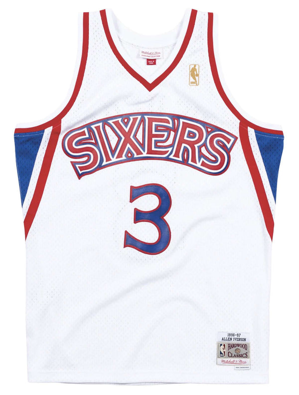 Mitchell & Ness canotta NBA Swingman Home Jersey 76ers 96 Allen Iverson white