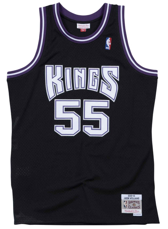  Mitchell & Ness Canotta Nba Swingman Road Jersey Sacramento Kings 00 Jason Williams Mitchell E Ness Uomo
