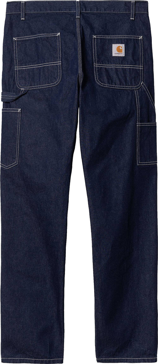  Carhartt Wip Jeans Ruck Single Knee Pant Blue One Wash Uomo