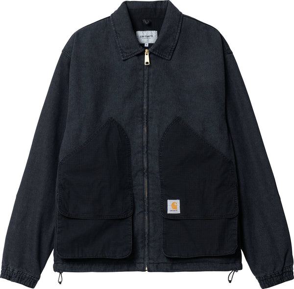 Carhartt Wip giacca Alma Jacket black stone washed