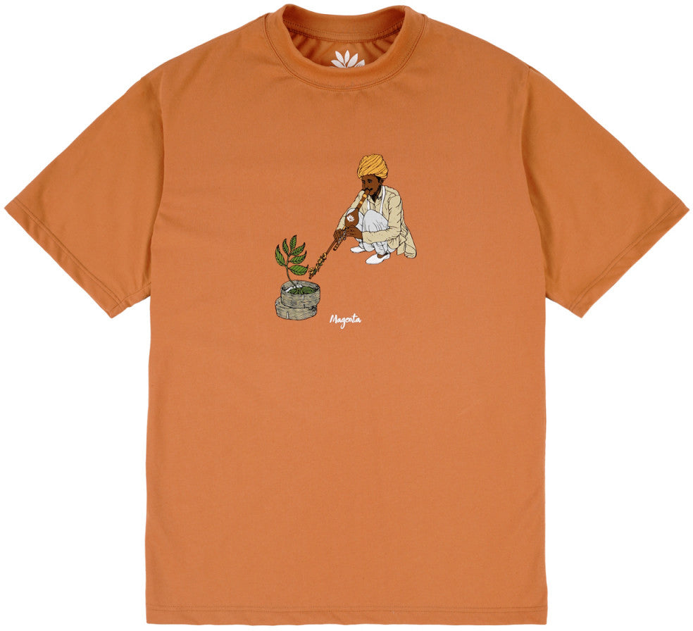  Magenta Skateboards T-shirt Charmer Tee Orange Arancione Uomo - 1