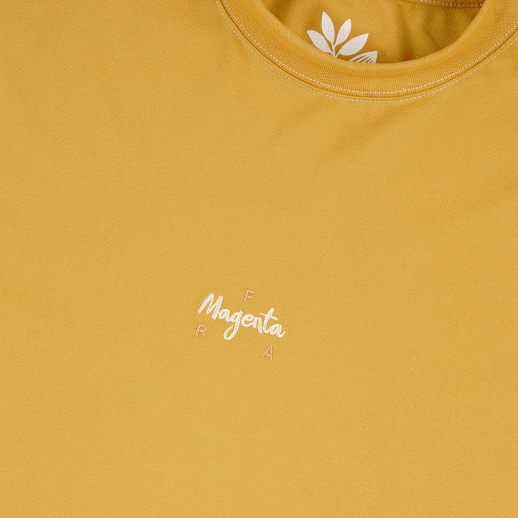  Magenta Skateboards T-shirt F.r.a Tee Yellow Mustard Giallo Uomo - 2