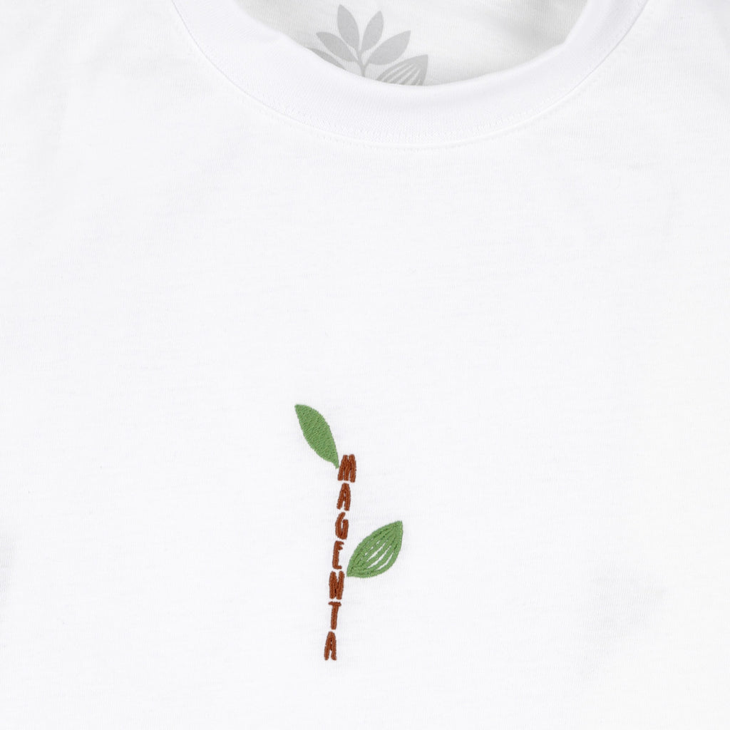  Magenta Skateboards T-shirt Tree Plant White Bianco Uomo - 4