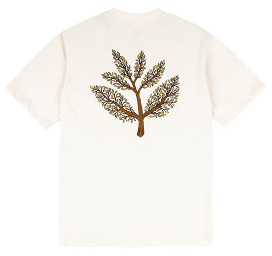  Magenta Skateboards T-shirt Tree Plant Natural Uomo Beige