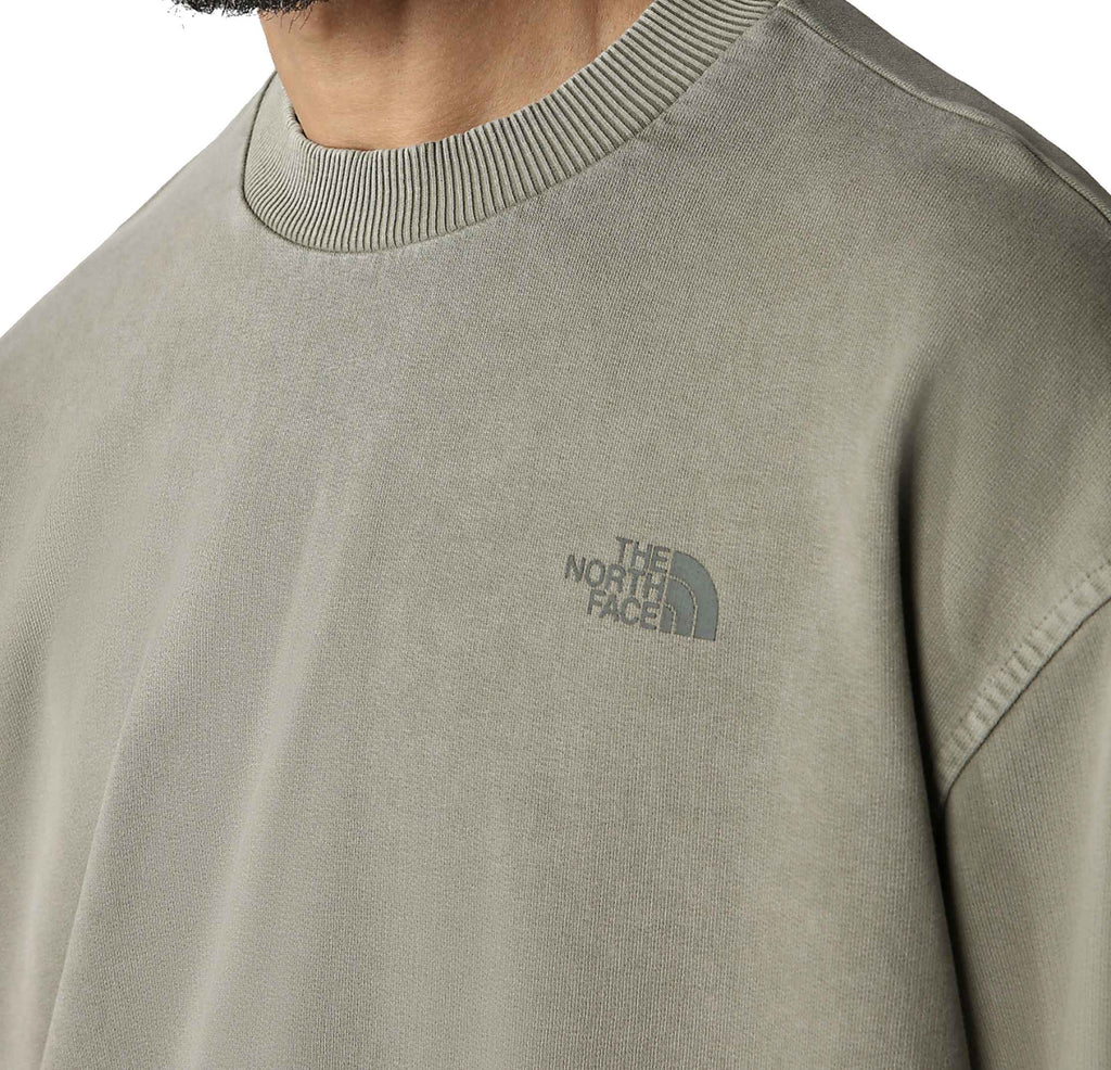  The North Face Felpa M Heritage Dye Pack Logowear Crew New Taupe Green Verde Uomo - 3