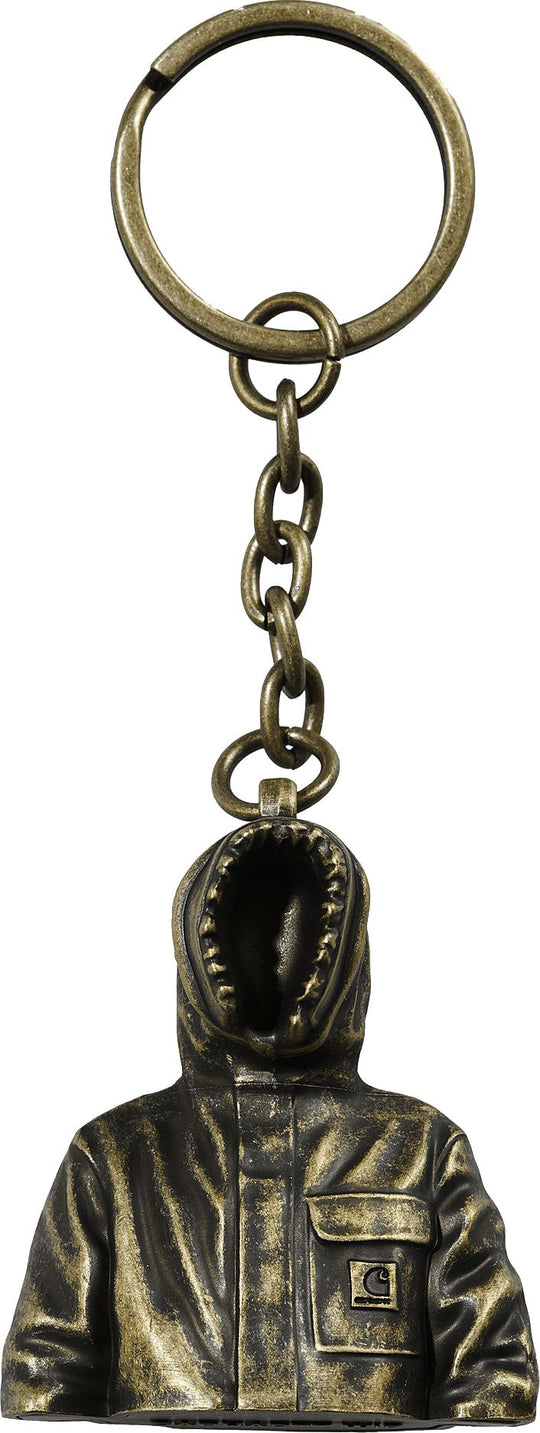  Carhartt Wip Portachiavi Siberian Parka Keychain Zinc Alloy Gold Uomo Oro