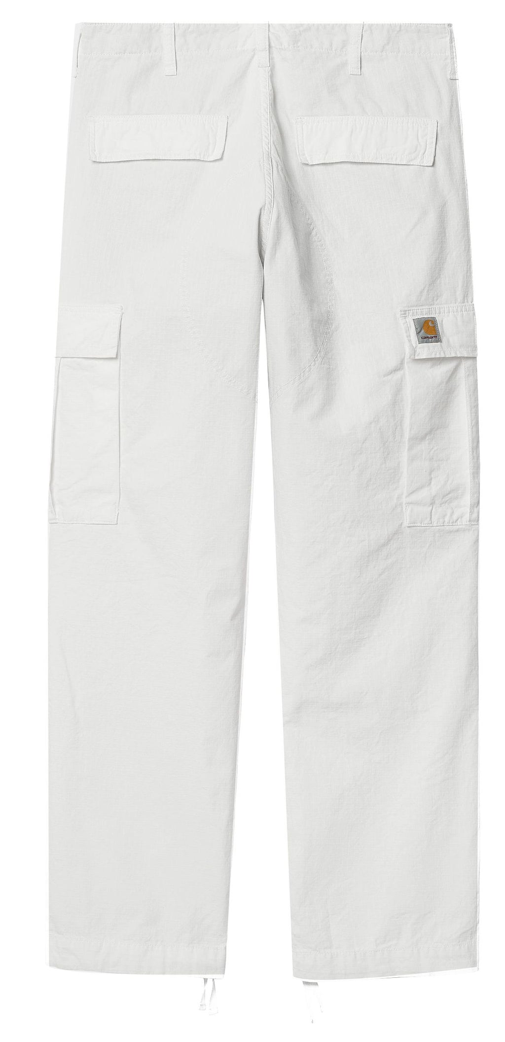  Carhartt Wip Pantaloni Regular Cargo Pant White Rinsed Bianco Uomo - 2