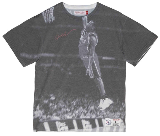  Mitchell & Ness T-shirt Above The Rim Sublimated Allen Iverson S/s Tee White Mitchell E Ness Uomo Multicolore