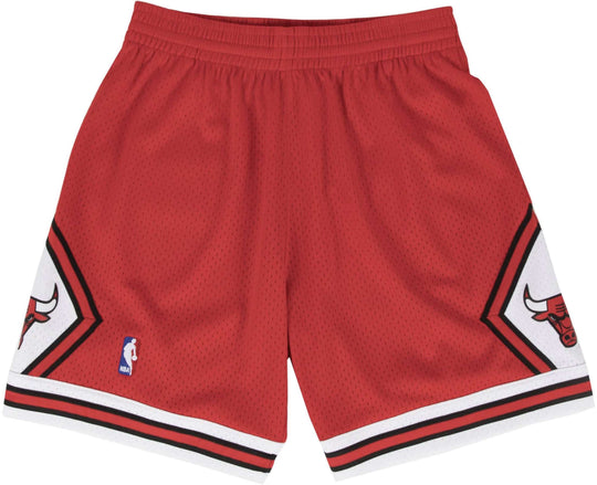  Mitchell & Ness Shorts Nba Swingman Chicago Bulls 97-98 Red Mitchell E Ness Uomo Rosso