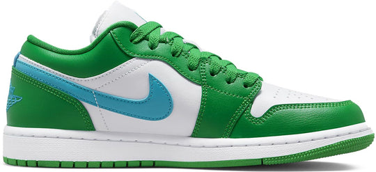 Jordan 1 Low W Lucky Green Aquatone Uomo Verde