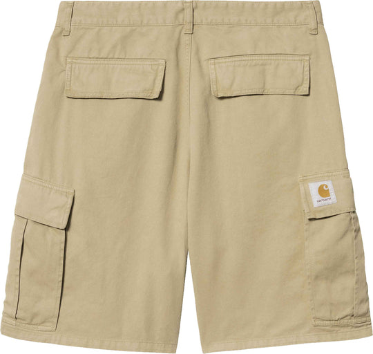  Carhartt Wip Short Cole Cargo Ammonite Garment Dyed Uomo Beige