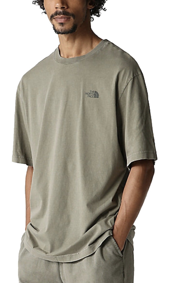  The North Face T-shirt M Heritage Dye Pack Logowear New Taupe Green Verde Uomo - 1