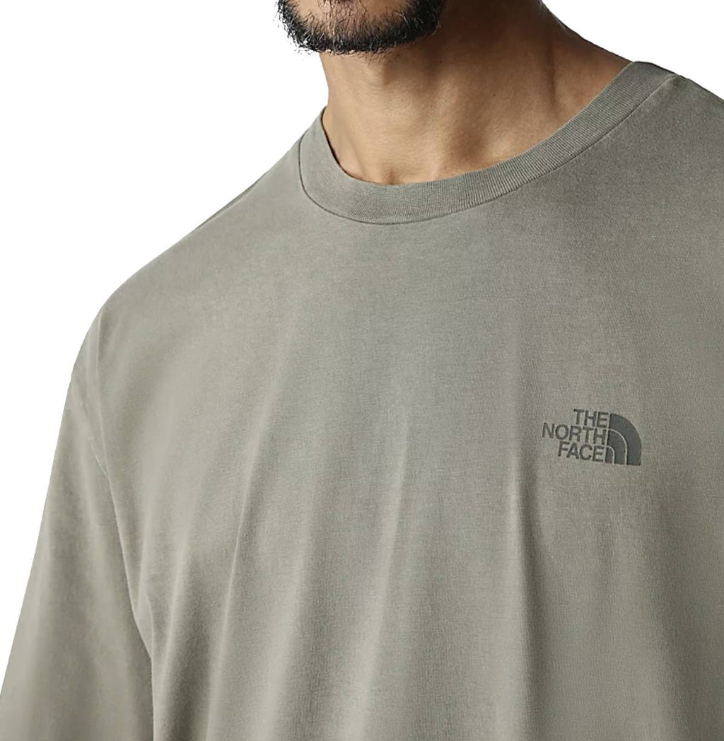  The North Face T-shirt M Heritage Dye Pack Logowear New Taupe Green Verde Uomo - 2