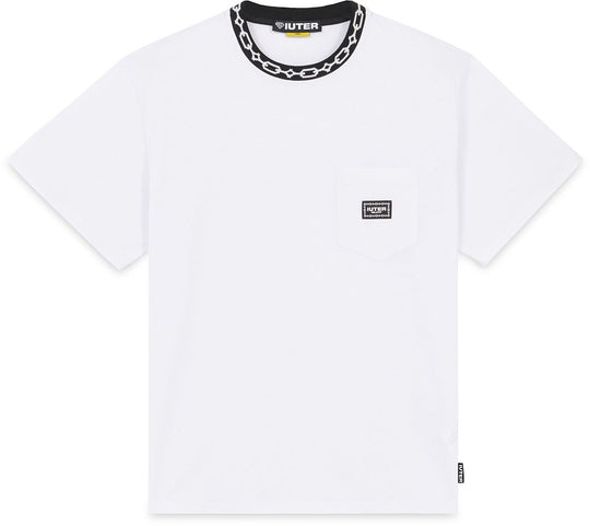  Iuter T-shirt Chain Pocket Tee White Uomo Bianco