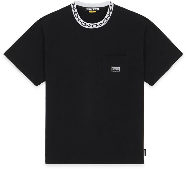 Iuter t-shirt Chain Pocket tee black