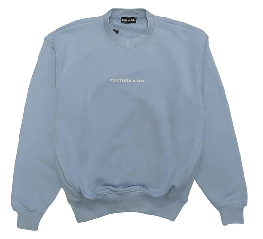  Cultura Felpa Cultura E Co Celeste Uomo