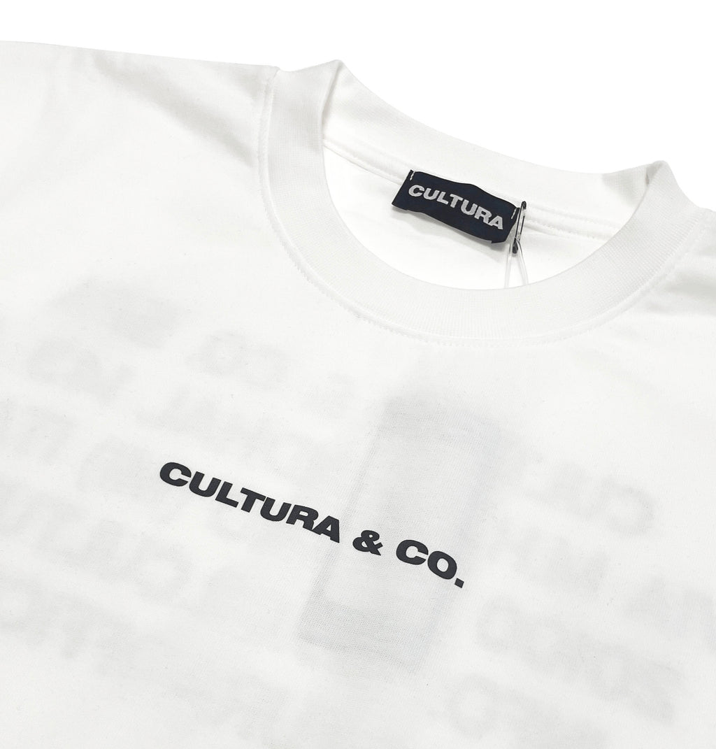  Cultura T-shirt Address Milano Boxy Bianco Uomo - 3